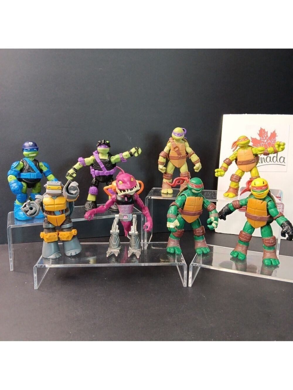 Teenage Mutant Ninja Turtles TMNT Action Figures Lot Of 8 Figurines 2012-13 CN